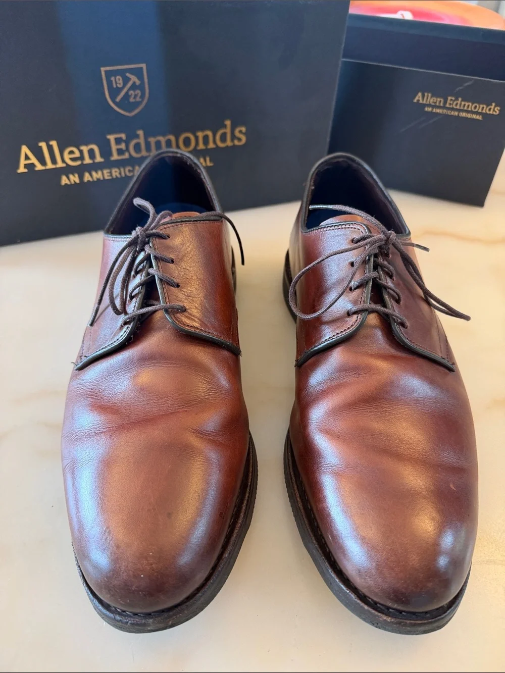 Allen Edmonds LAX Cap Toe Oxford Dress Shoe
